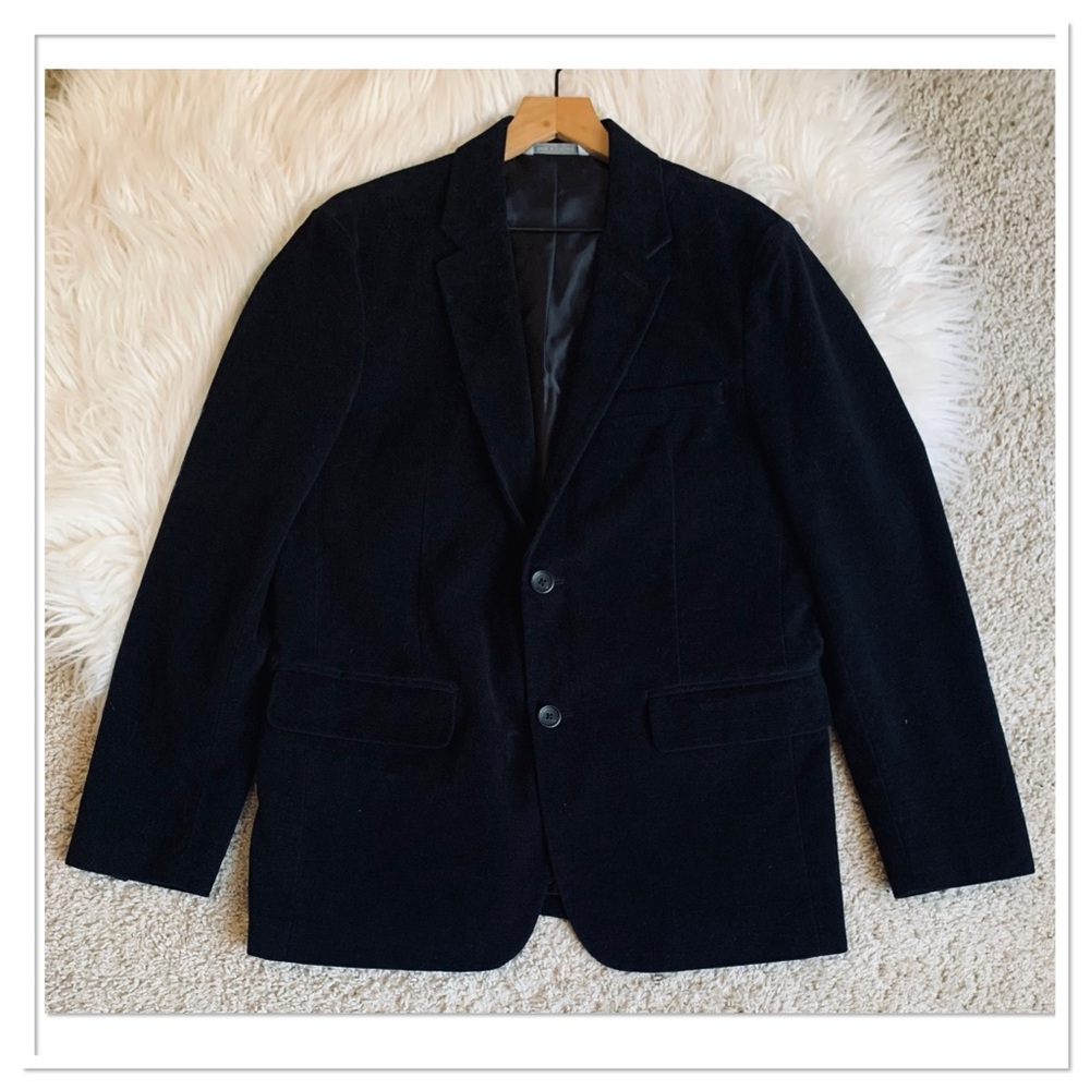 GAP Velvet Blazer Black Size Medium